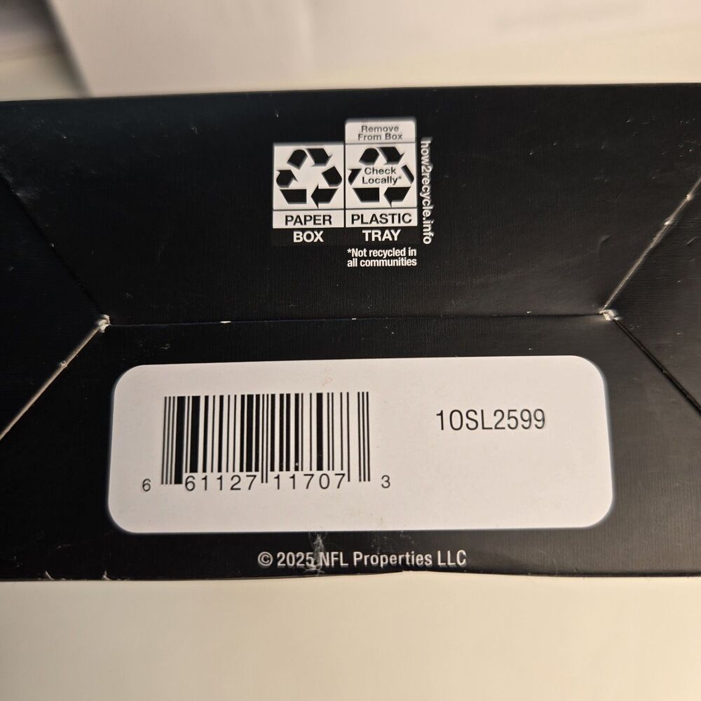 Hallmark SF 49ers Santa Fan 2-Sided NFL Black Box Christmas Ornament NIB - Picture 5 of 6